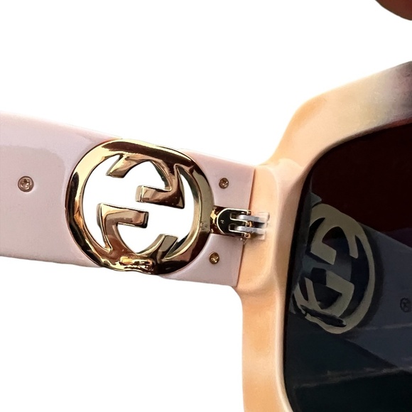 GUCCI 1022s 003 Beige Havana GG Women's‎ Sunglasses - Picture 11 of 16